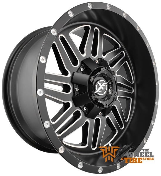 XTREME FORCE XF-201 Wheel in Matte Black Milled (Set of 4)