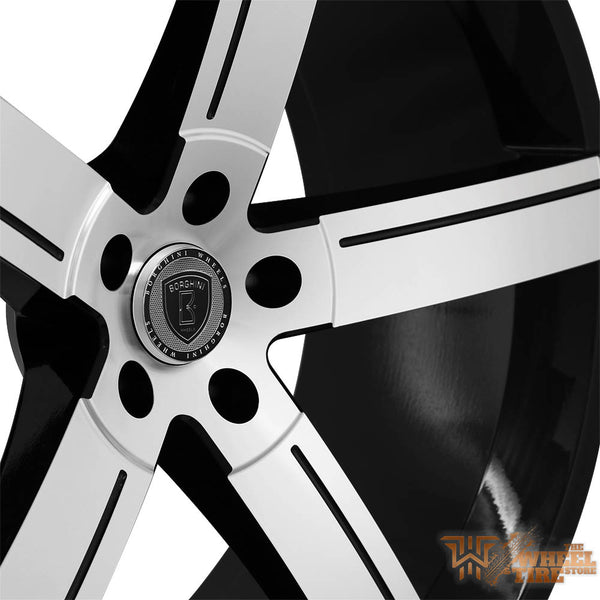 BORGHINI B39A Wheel in Black Machined Face (Set of 4)