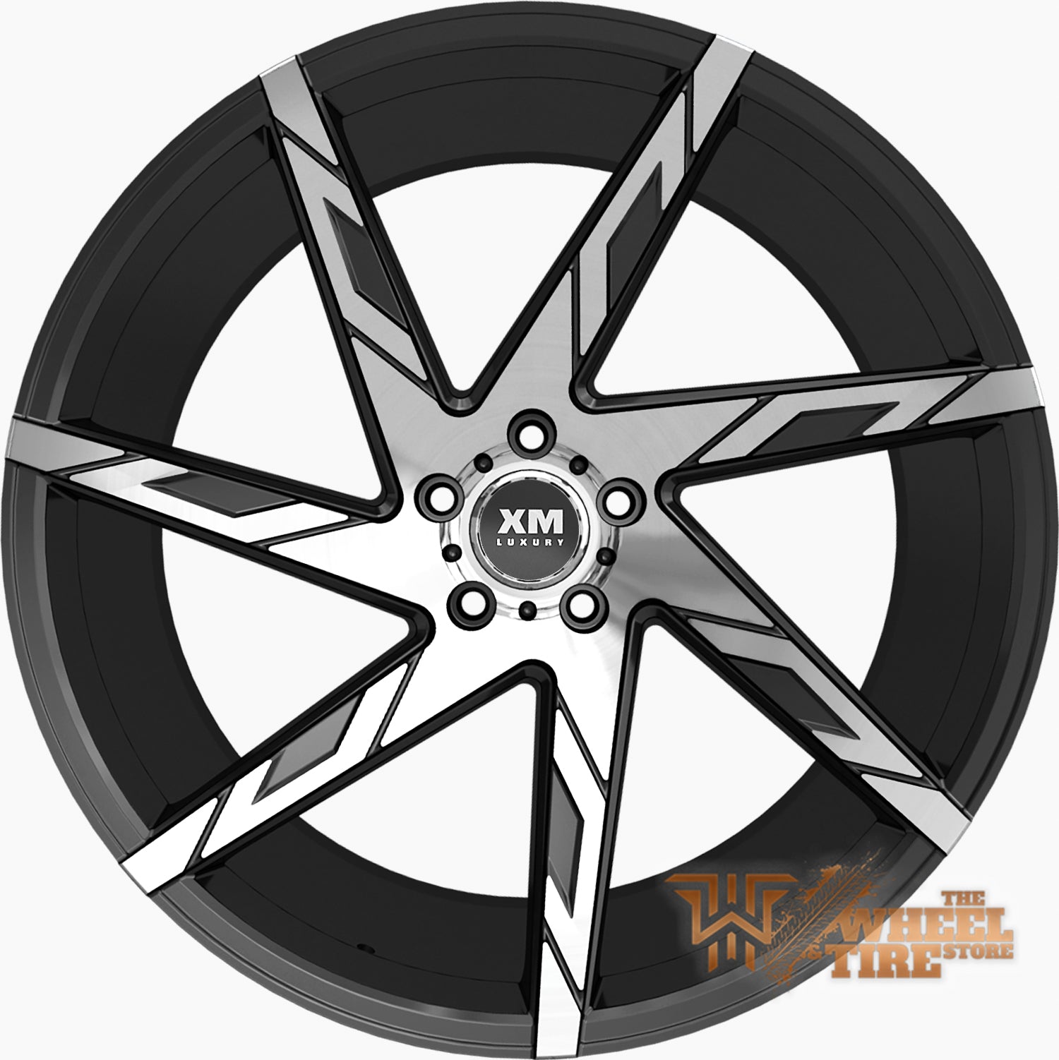 XM LUXURY XM-206 Wheel in Black Machined Face (Set of 4)