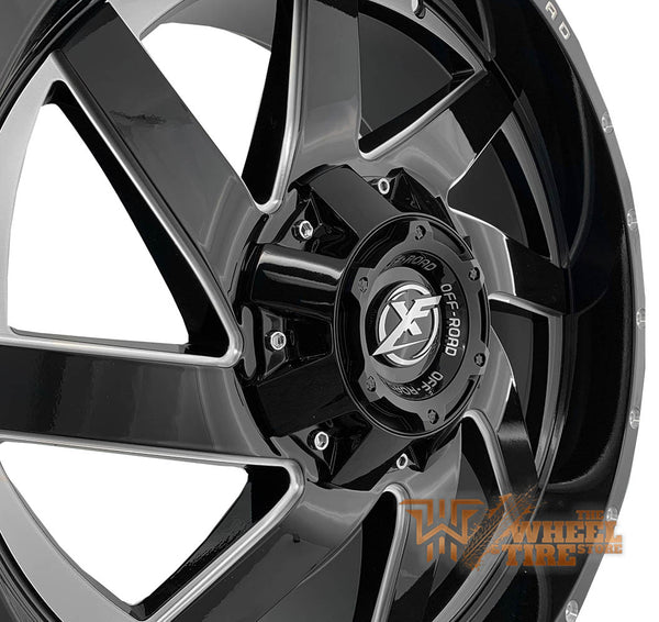 XTREME FORCE XF-205 Wheel in Gloss Black Milled (Set of 4)