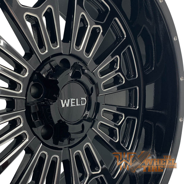 Weld off-road Elicit W114 Wheel in Gloss Black Milled (Set of 4)