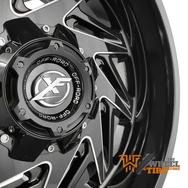 XTREME FORCE XF-203 Wheel in Gloss Black Milled (Set of 4)