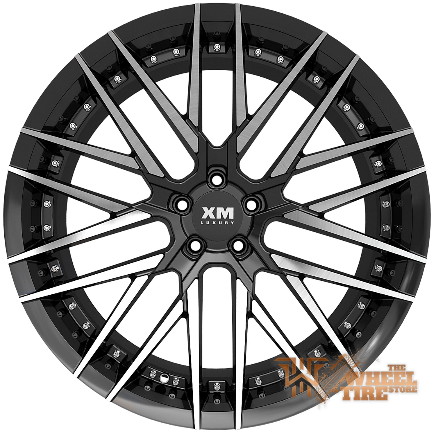 XM LUXURY XM-203 Wheel in Black Machined Face (Set of 4)