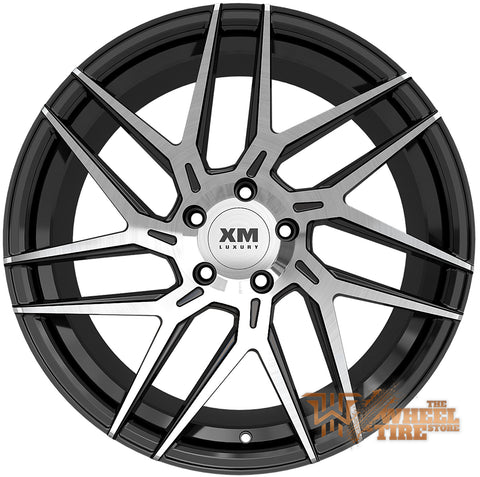 XM LUXURY XM-208 Wheel in Black Machined Face (Set of 4)