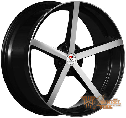 DCENTI Racing DCTL009 Wheel in Black Machined (Set of 4)