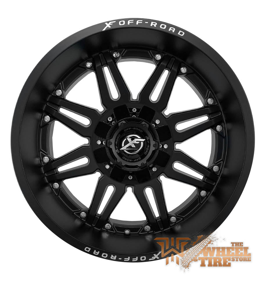 XTREME FORCE XF-204 Wheel in Matte Black Milled (Set of 4)