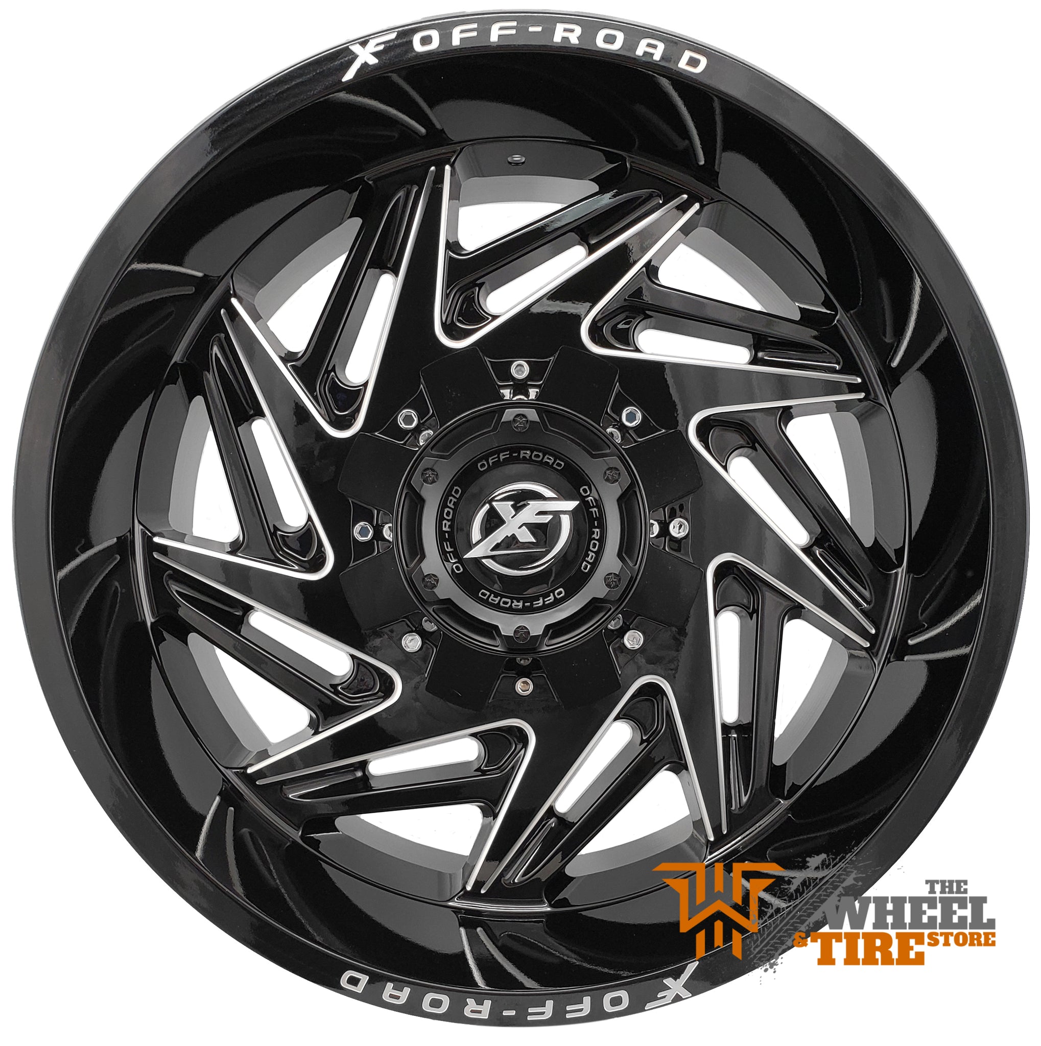 XTREME FORCE XF-203 Wheel in Gloss Black Milled (Set of 4)