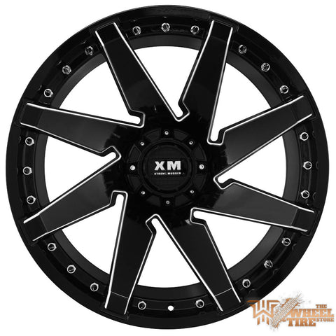 XTREME MUDDER XM-301 Wheel in Gloss Black Milled (Set of 4)