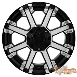 DCENTI DW3 Wheel in Black Machined (Set of 4)