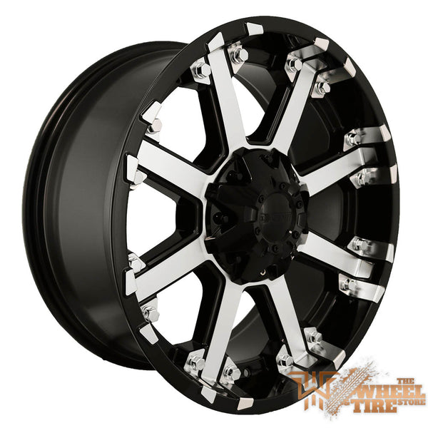 DCENTI DW3 Wheel in Black Machined (Set of 4)
