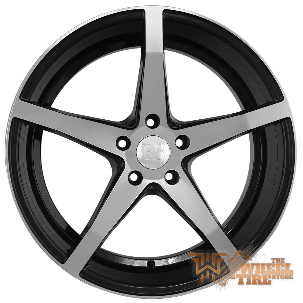 RED SPORT RSW105 Wheel in Gloss Black Machined (Set of 4)