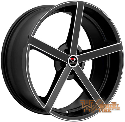 DCENTI Racing DCTL009 Wheel in Black Milled (Set of 4)