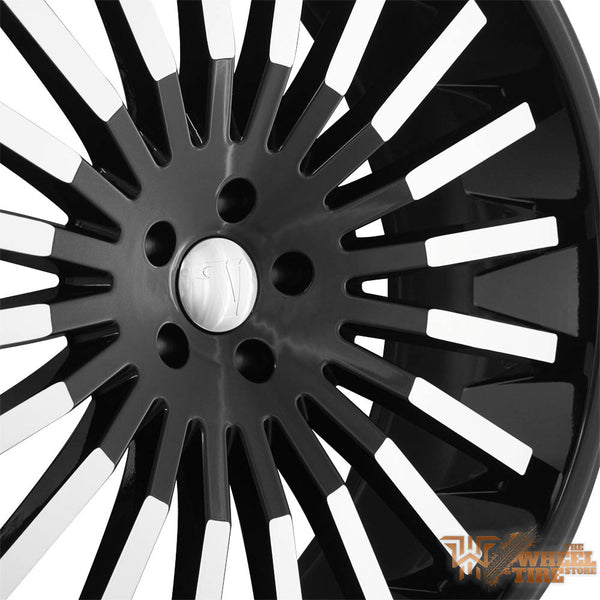 VELOCITY VW18 Wheel in Gloss Black with Machined Accents (Set of 4)
