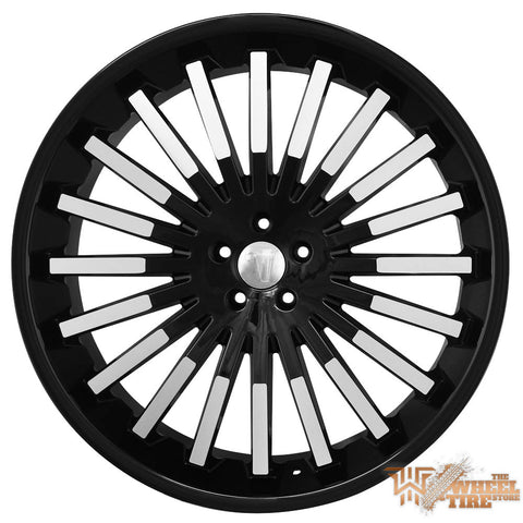 VELOCITY VW18 Wheel in Gloss Black with Machined Accents (Set of 4)