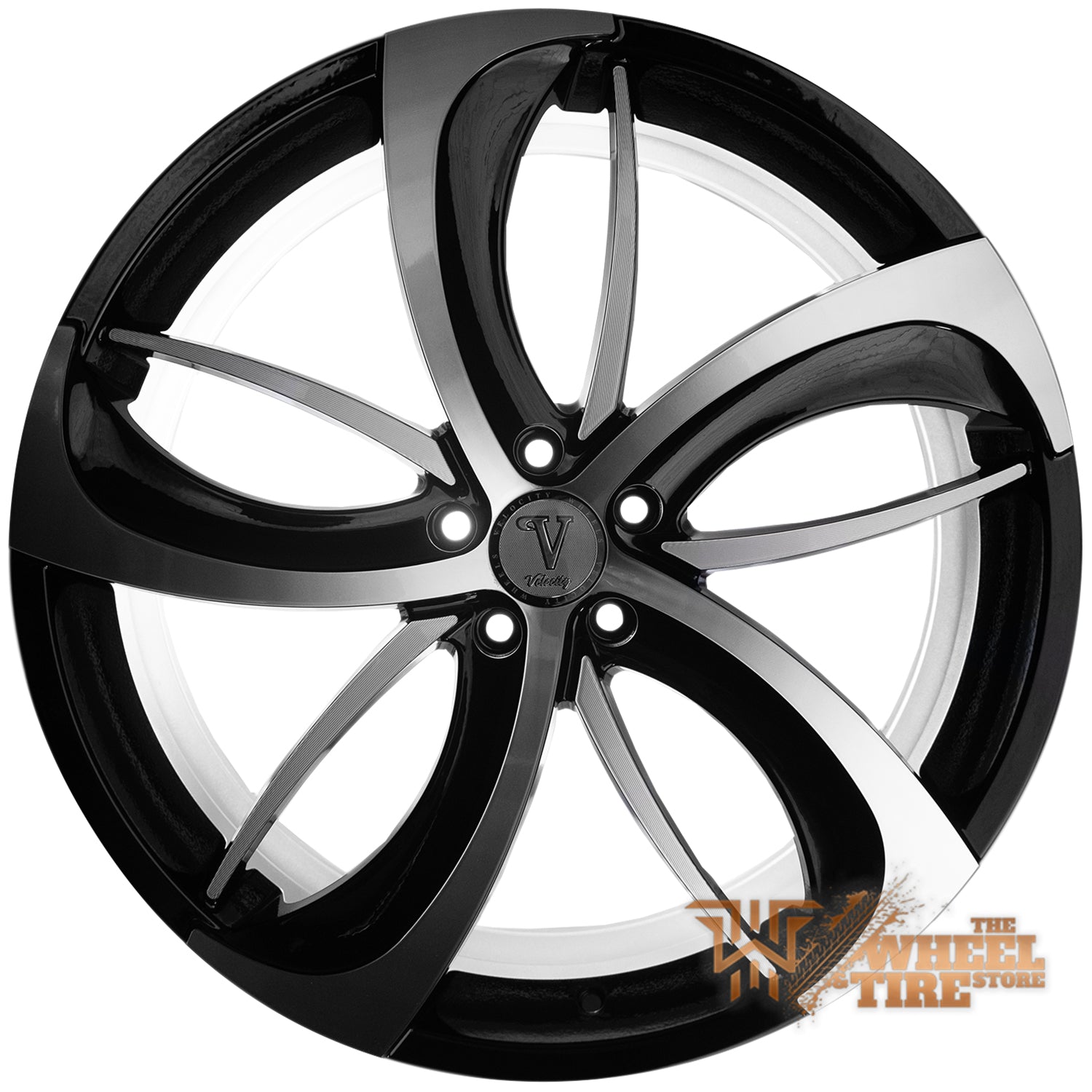 VELOCITY VW26 Wheel in Black Machined and Milled (Set of 4)
