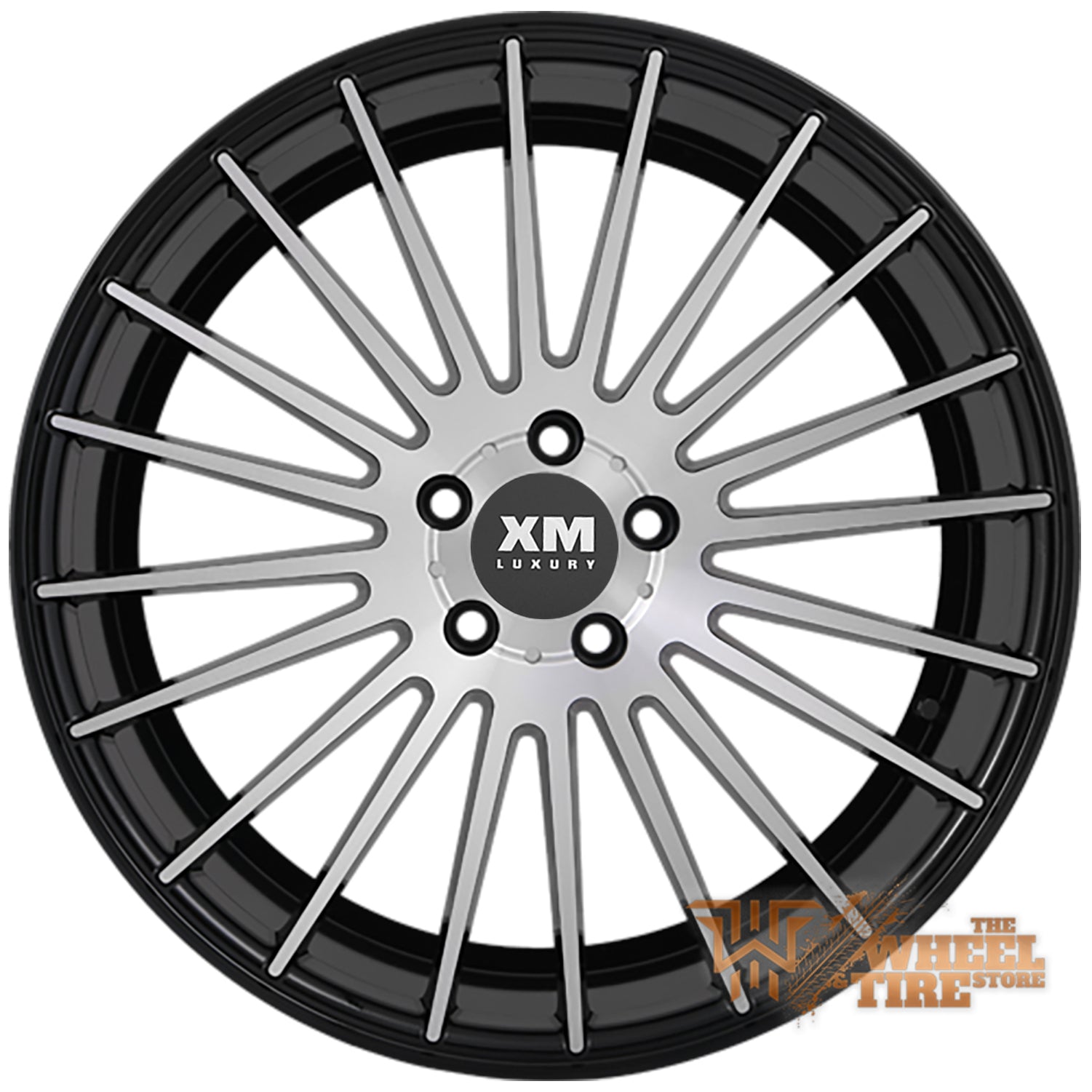 XM LUXURY XM-201 Wheel in Black Machined Face (Set of 4)