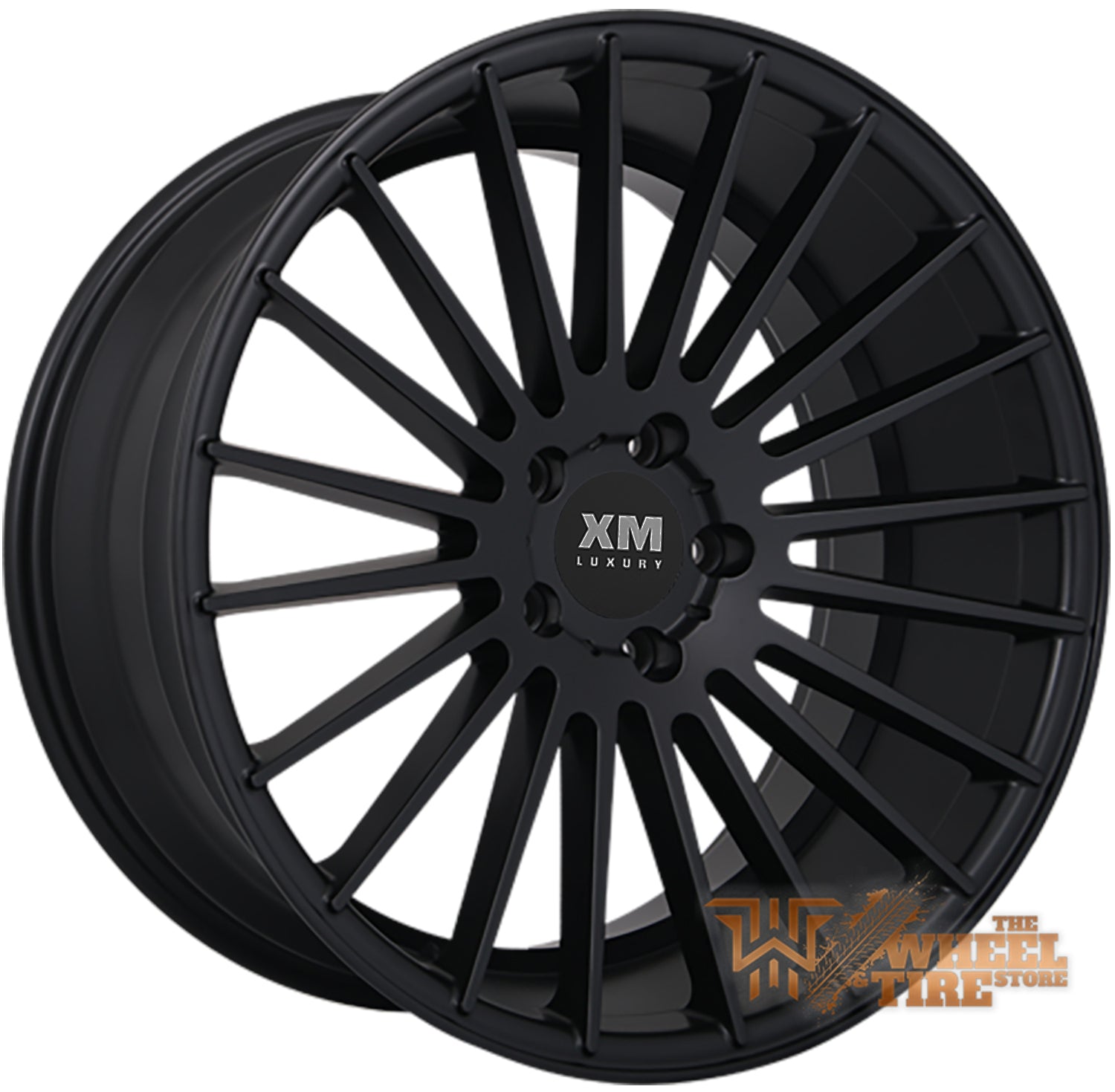 XM LUXURY XM-201 Wheel in Satin Black (Set of 4)