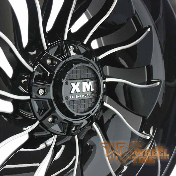 XTREME MUDDER XM-329 Wheel in Gloss Black Milled (Set of 4)