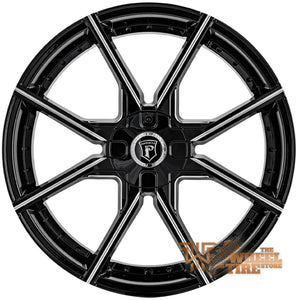 Pinnacle P96 'Hype' Wheel in Gloss Black Milled (Set of 4)