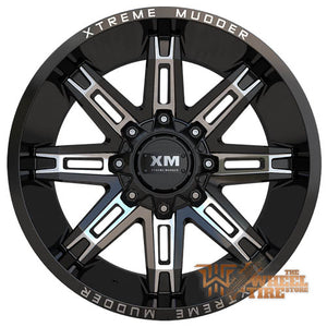 XTREME MUDDER XM-335 Wheel in Gloss Black Milled (Set of 4)