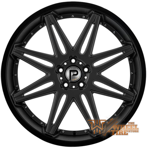Pinnacle P200 'Vibe' Wheel in Gloss Black (Set of 4)
