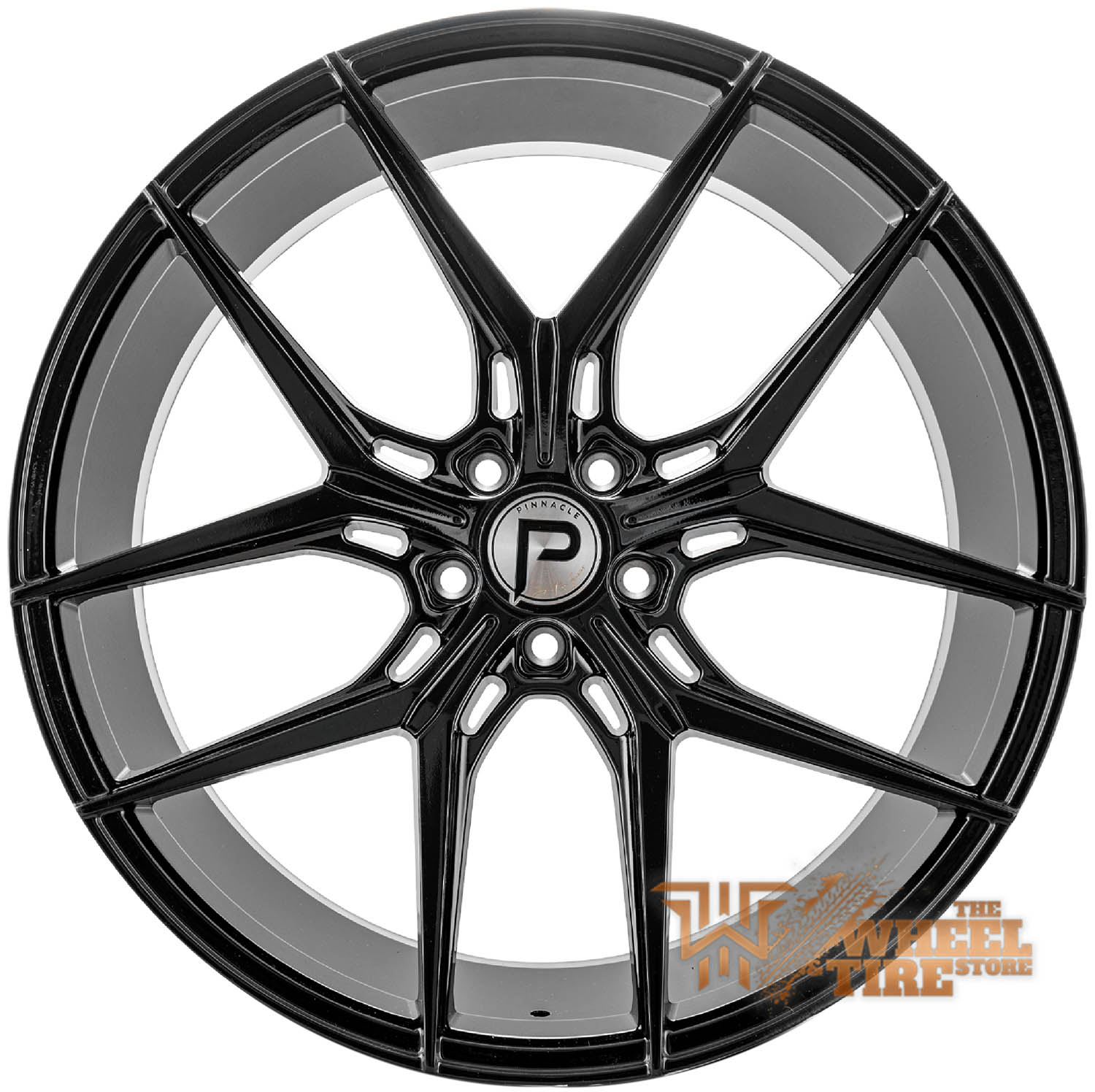 Pinnacle P204 'Splendent' Wheel in Gloss Black (Set of 4)