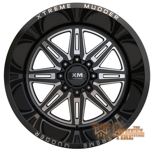 XTREME MUDDER XM-341 Wheel in Gloss Black Milled (Set of 4)