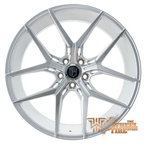 Pinnacle P204 'Splendent' Wheel in Silver Machined Face (Set of 4)