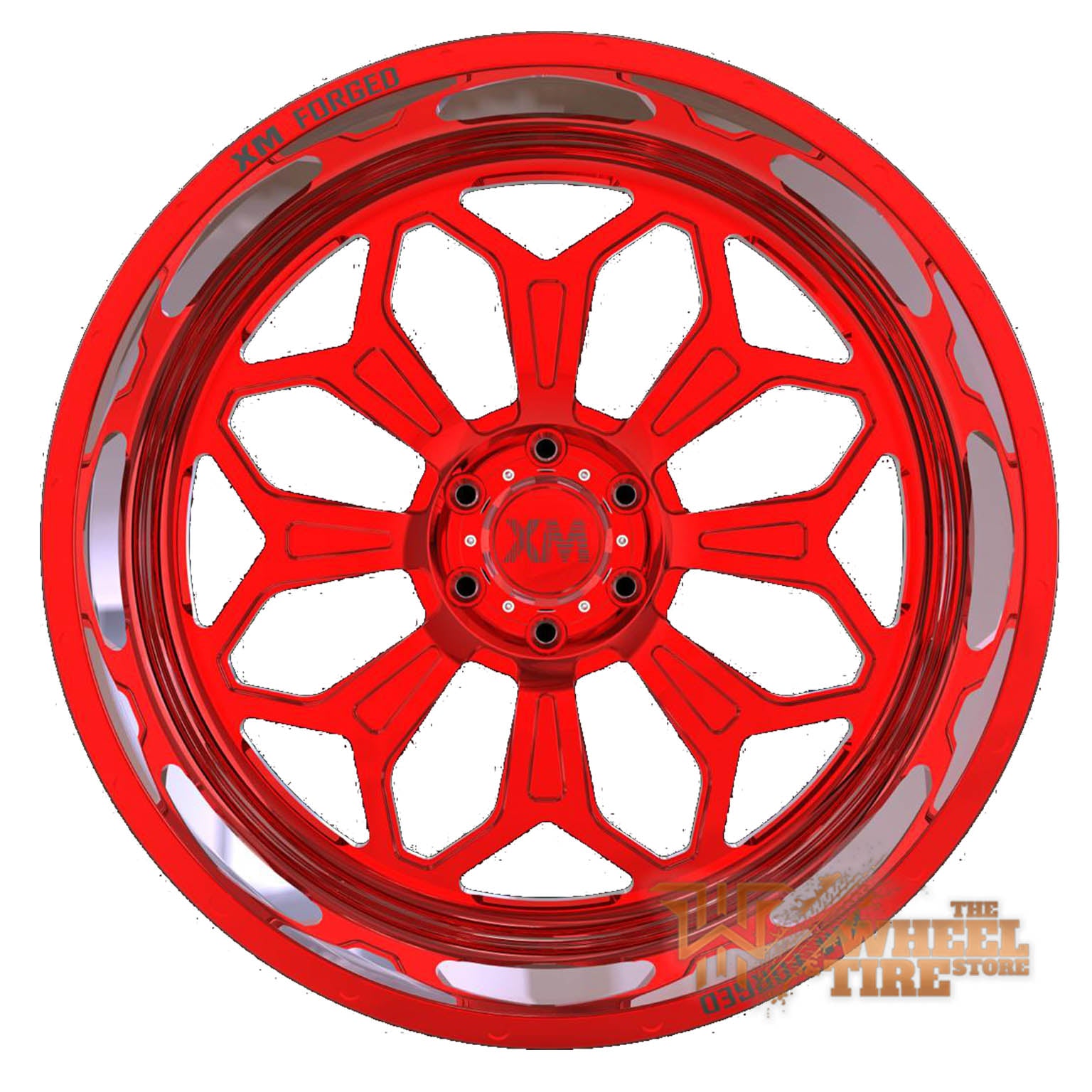 XTREME MUDDER XM-F1 Wheel in Hyper Red (Set of 4)