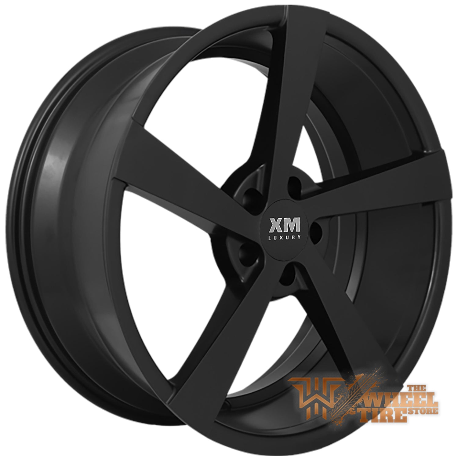 XM LUXURY XM-202 Wheel in Satin Black (Set of 4)